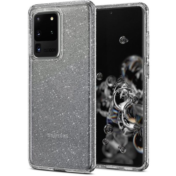 Аксессуар для смартфона Spigen Liquid Crystal Glitter Crystal Quartz (ACS00710) for Samsung G988 Galaxy S20 Ultra