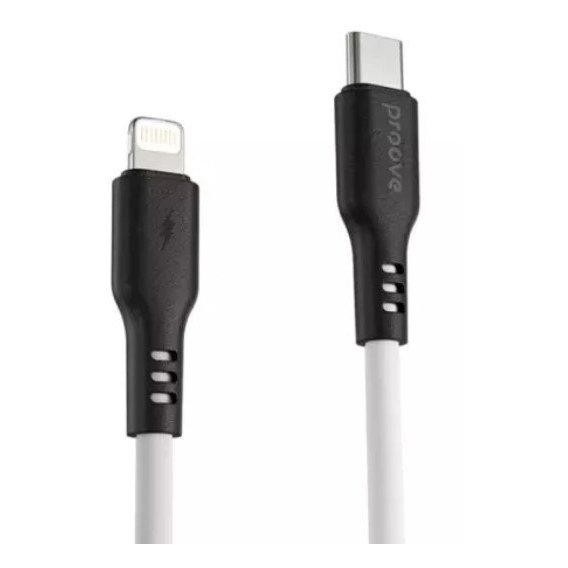 Кабель Proove Cable USB-C to Lightning Rebirth 3A 1m White (CCRE60002102)