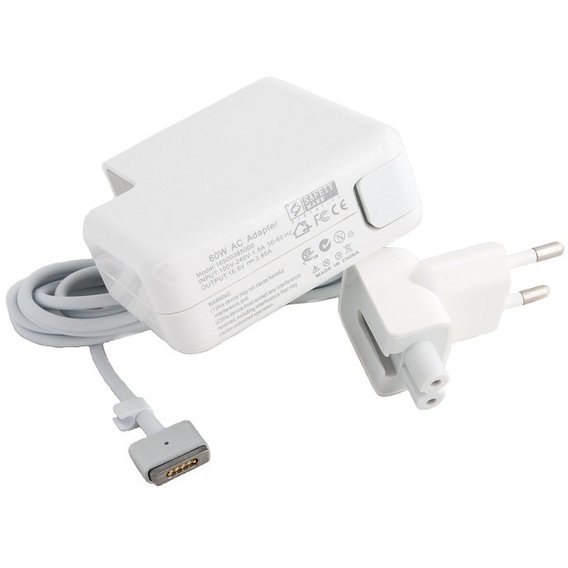 Зарядное устройство PowerPlant  NoteBook Adapter for  APPLE 220V, 16.5V 60W 3.65A (MagSafe 2) (AP60KMAG2)