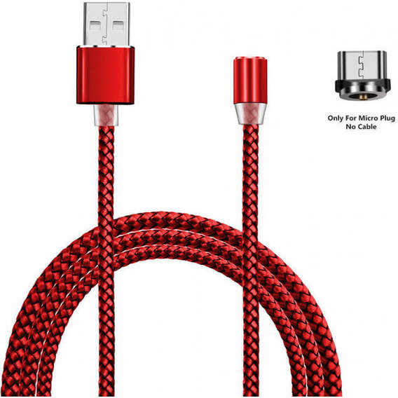 Кабель XOKO USB Cable to microUSB Magneto 1.2m Red (SC-355m MGNT-RD)