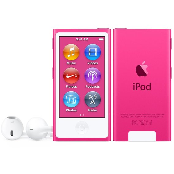 MP3-плеер Apple iPod Nano 7Gen 16GB Pink (MD475/MKMV2)
