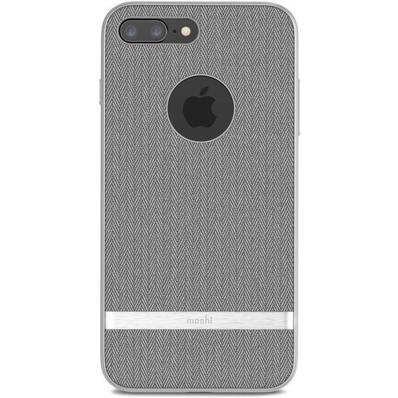 Аксессуар для iPhone Moshi Vesta Textured Hardshell Case Herringbone Gray(99MO090011) for iPhone 8 Plus / iPhone 7 Plus