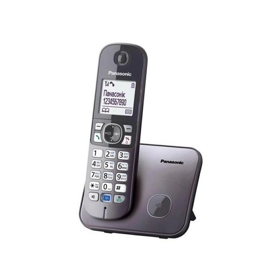 Офисный телефон Panasonic KX-TG6811UAM Metallic