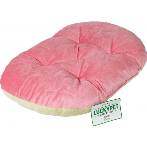 Лежак-подушка Lucky Pet Зефір №3 для собак рожево-кремовий 60х90 см (218458)