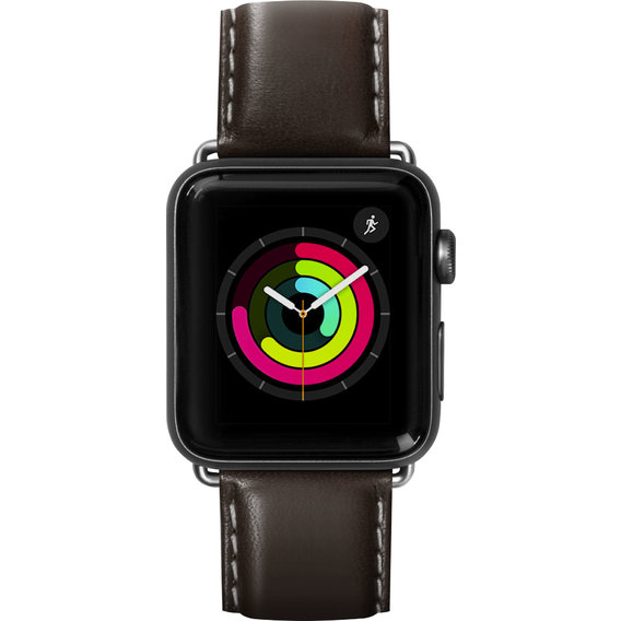Аксессуар для Watch LAUT Oxford Watch Strap Espresso (LAUT_AWL_OX_ES) for Apple Watch 42/44/45/49mm