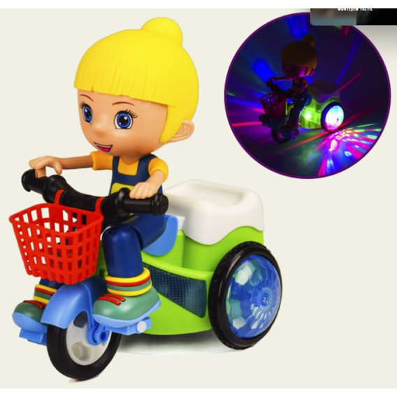 Интерактивная игрушка Мотоцикл со световыми и звуковыми эффектами 17х10х19 см (YJ-3024)