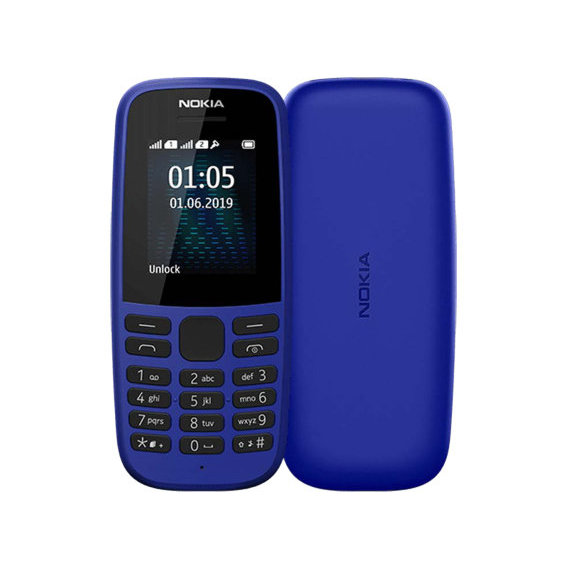 Мобильный телефон Nokia 105 Single Sim 2019 Blue (UA UCRF)