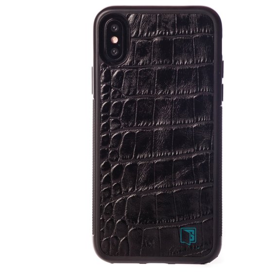 Аксессуар для iPhone Gmakin Leather Case Fashion Black (GLI06) for iPhone X/iPhone Xs