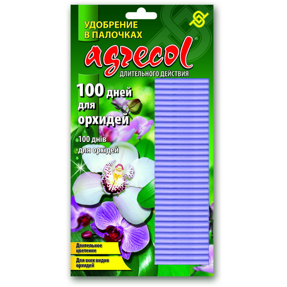 Удобрение Agrecol в палочках для орхидей - 100 дней 30шт (30403)