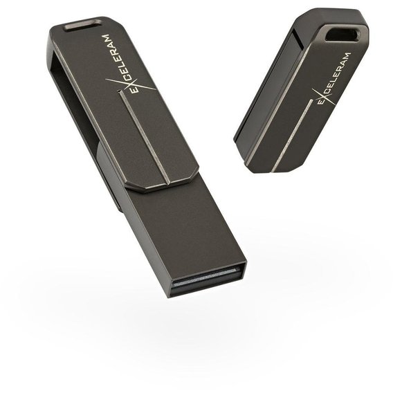 USB-флешка eXceleram 64GB U3 Series USB 2.0 Dark (EXP2U2U3D64)