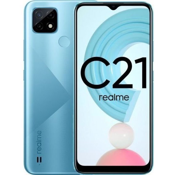 Смартфон Realme C21 4/64Gb Cross Blue