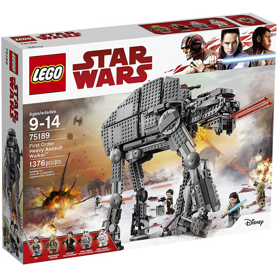 Конструктор LEGO Star Wars Тяжелый штурмовой шагоход Первого Ордена 1376 деталей (75189)