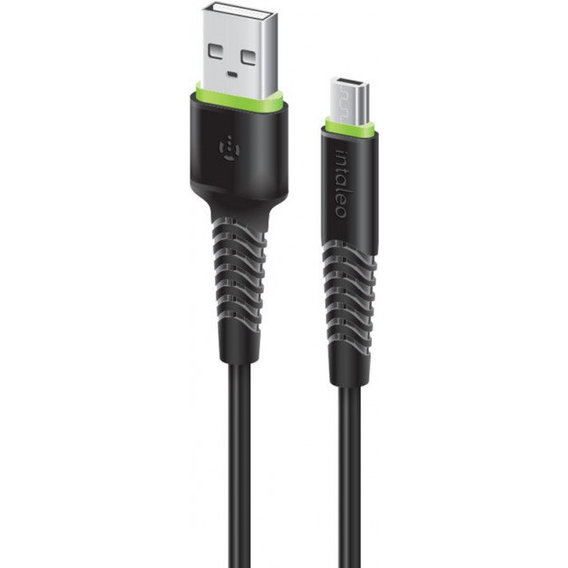 Кабель Intaleo USB Cable microUSB 1.2m Black (CBFLEXM1)