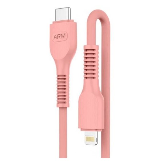 Кабель ArmorStandart Cable USB-C to Lightning 3A 1m Peach (ARM65289)