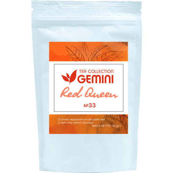 Чай Gemini черный Tea Collection Red Queen листовой 75 г (4820156431055)