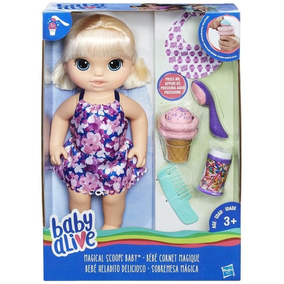 Кукла малышка с мороженным Hasbro Baby Alive (C1090)