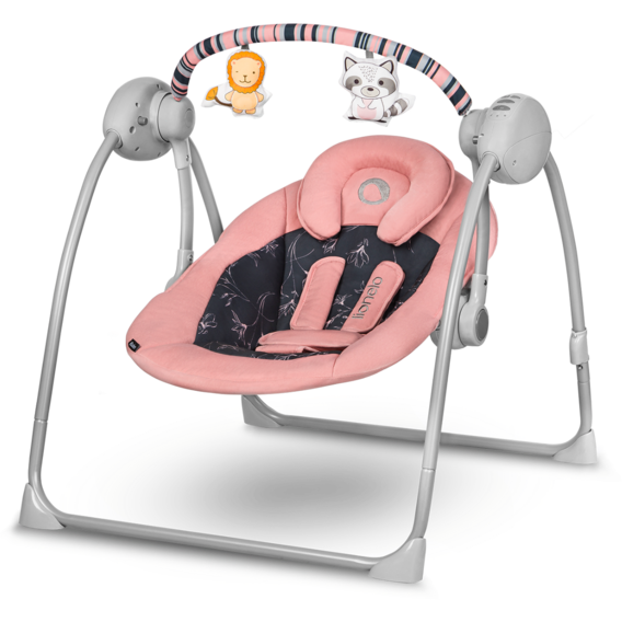 Кресло-качалка Lionelo Ruben Pink Baby