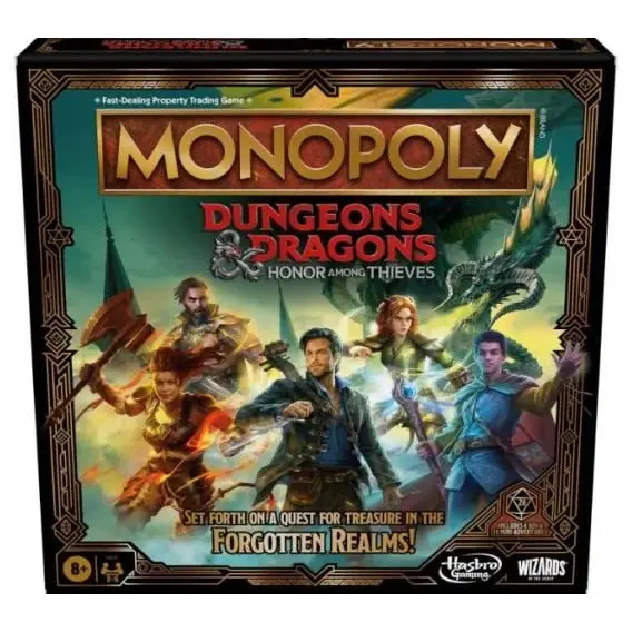 Настольная игра Hasbro Монополия D&D: Честь воров (Monopoly Dungeons & Dragons: Honor Among Thieves) (англ.)