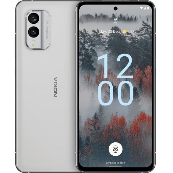 Смартфон Nokia X30 8/256GB Ice White