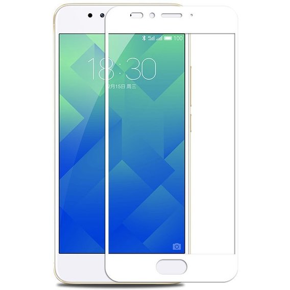 Аксессуар для смартфона Tempered Glass White for Meizu M5S