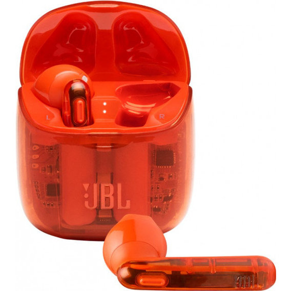 Наушники JBL T225TWS Ghost Orange (JBLT225TWSGHOSTORG)