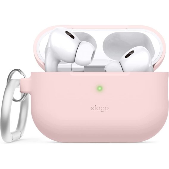 Чохол для навушників Elago Silicone Hang Case Lovely Pink (EAPP2SC-HANG-LPK) для Apple AirPods Pro 2