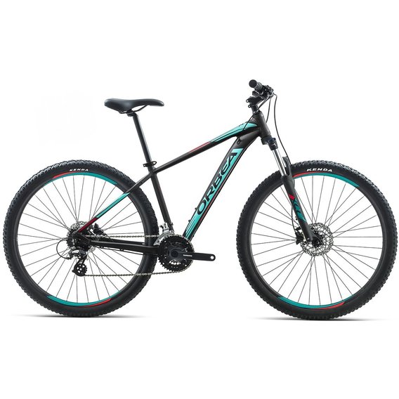 Велосипед Orbea MX 27 50 18 M Black - Turquoise - Red (I20017R3)