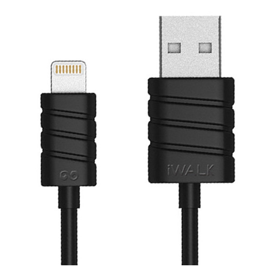Кабель iWALK USB Cable to Lightning 2m Black (CST003il)