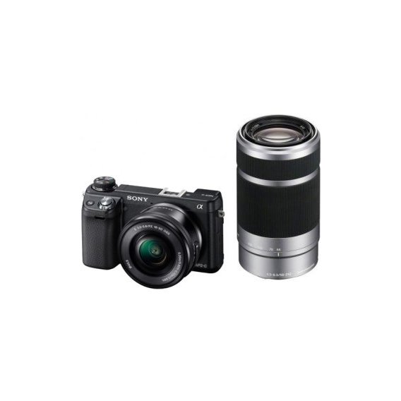 Sony NEX-6 Kit 16-50 + 55-210mm Black (UA)
