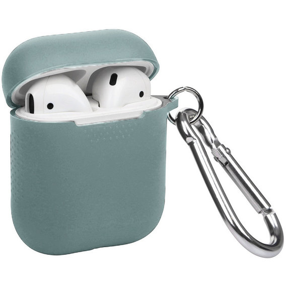 Чехол для наушников BeCover Little Bee Series i-Smile with Belt Grey IPH1452 (703334) for Apple AirPods