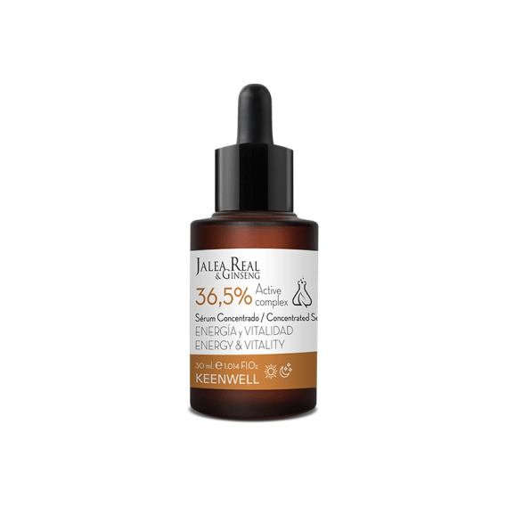 Keenwell Jalea Real & Ginseng Serum Concentrado Energía Y Vitalidad 36,5% Active Complex Енергетична ревіталізуюча сироватка-концентрат 36,5% Active Complex 30 ml