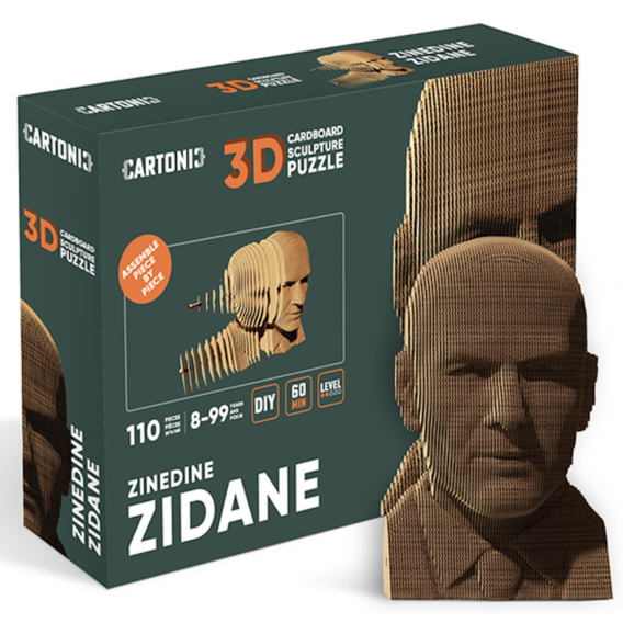 Картонный конструктор Cartonic 3D Puzzle ZINEDINE