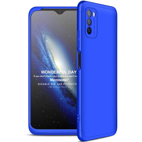 Аксессуар для смартфона LikGus Case 360° Blue for Xiaomi Poco M3