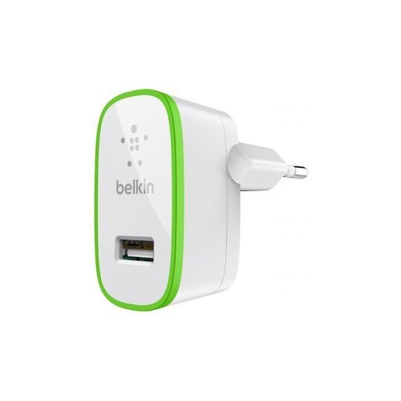 Зарядное устройство Belkin USB Wall Charger HomeCharger 2.1A White (F8J052cwWHT)