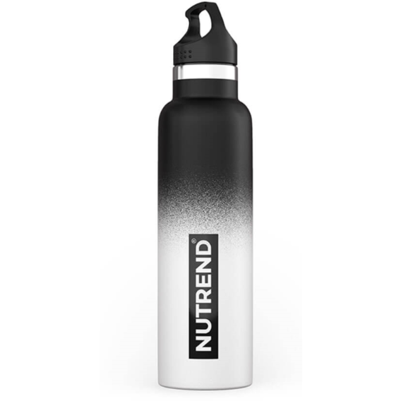 Бутылка Nutrend Stainless Steel Bottle 700 ml white black