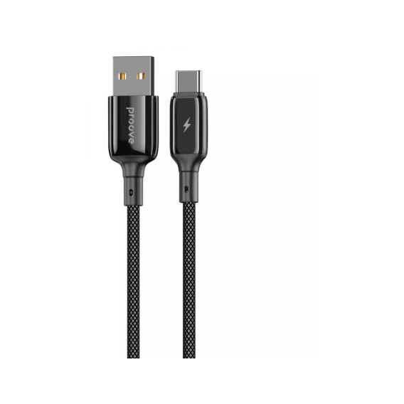 Кабель Proove USB Cable to USB-C Dense Metal 2.4A 1m Black (CCDM20001201)