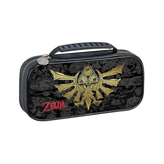 Аксессуар для приставок Deluxe Travel Case Zelda Black Gold Logo (Nintendo Switch)