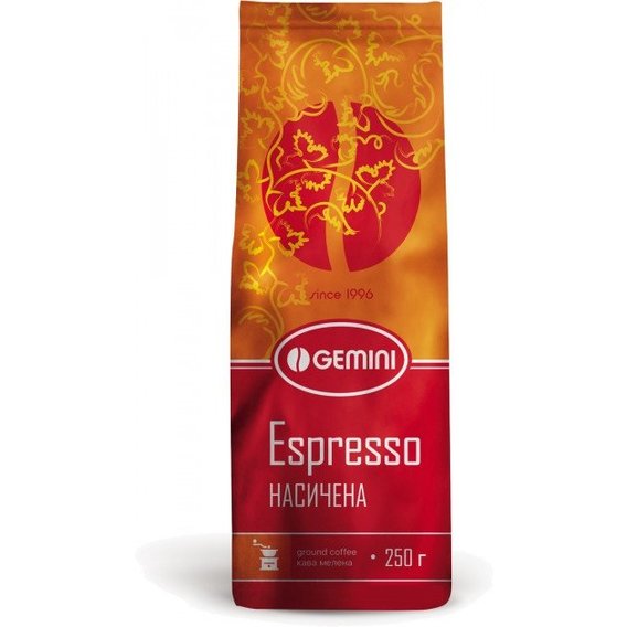 Кофе молотый Gemini Espresso 250 г (4820156430058)	