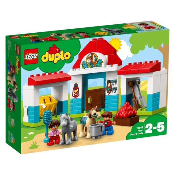 Конструктор LEGO DUPLO Конюшня на ферме (10868)
