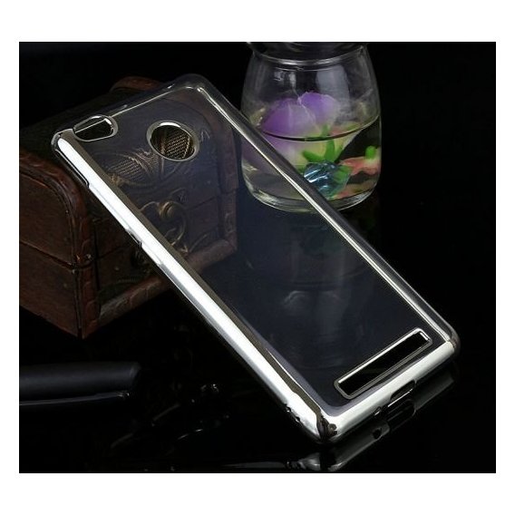 Аксессуар для смартфона TPU Case with Glossy Bumper Silver for Xiaomi Redmi 3 Pro / 3S / 3X