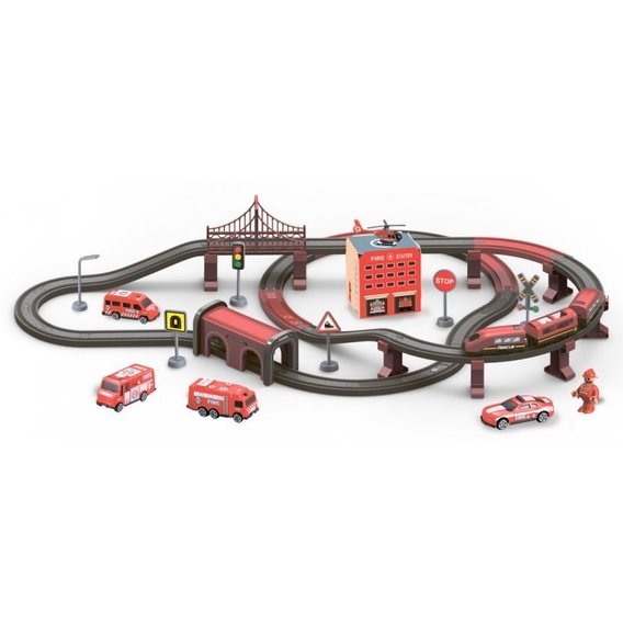 Игровой набор ZIPP Toys Городской экспресс электрическая железная дорога, 92 детали