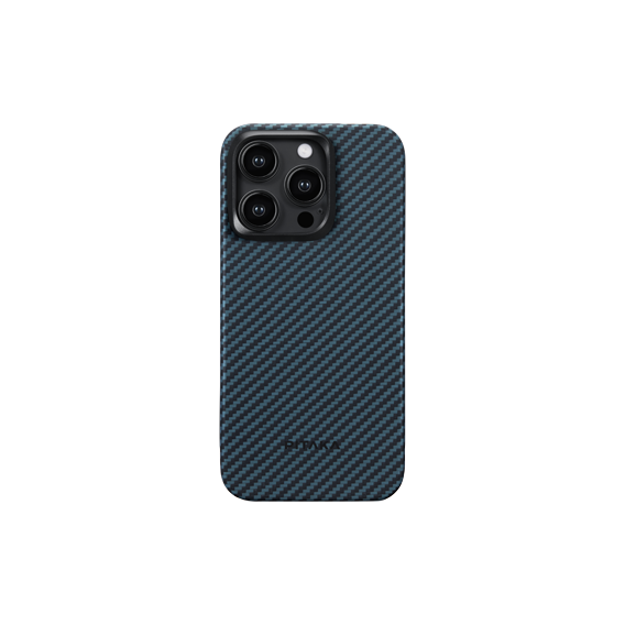 Аксессуар для iPhone Pitaka MagEZ Case 4 Twill 1500D Black/Blue (KI1508P) for iPhone 15 Pro