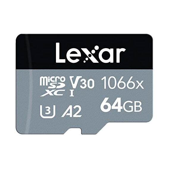 Карта памяти Lexar 64GB microSDXC class 10 UHS-I 1066x Silver (LMS1066064G-BNANG)