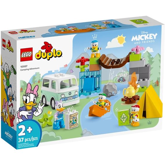 Конструктор LEGO DUPLO Disney Кемпинг приключения Микки и его друзья (10997)
