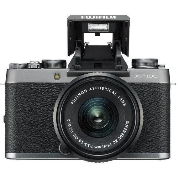 Fujifilm X-T100 kit (15-45mm) Black Официальная гарантия
