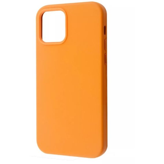 Аксессуар для iPhone WAVE Premium Leather Edition Case with MagSafe Orange for iPhone 12/12 Pro