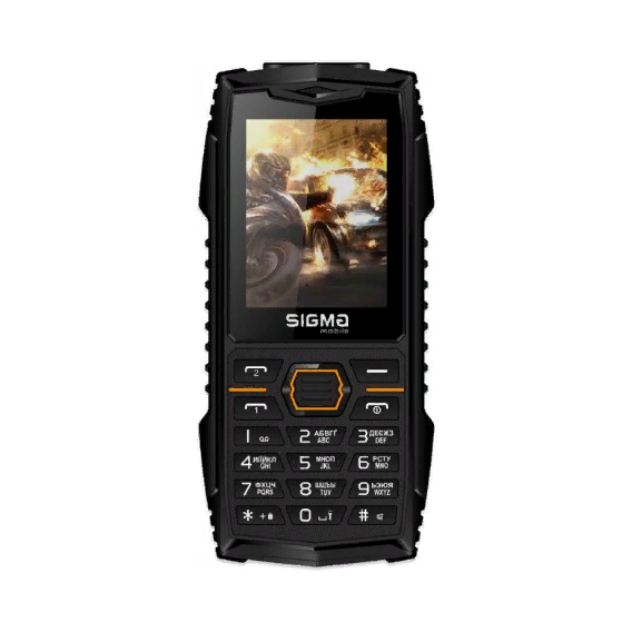 Мобильный телефон Sigma mobile X-treme AZ68 Black-Orange (UA UCRF)