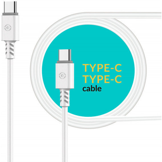 Кабель Piko Cable USB-C to USB-C 1.2m White (CB-TT11)