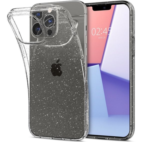 Аксессуар для iPhone Spigen Liquid Crystal Glitter Crystal Quartz (ACS03198) for iPhone 13 Pro Max