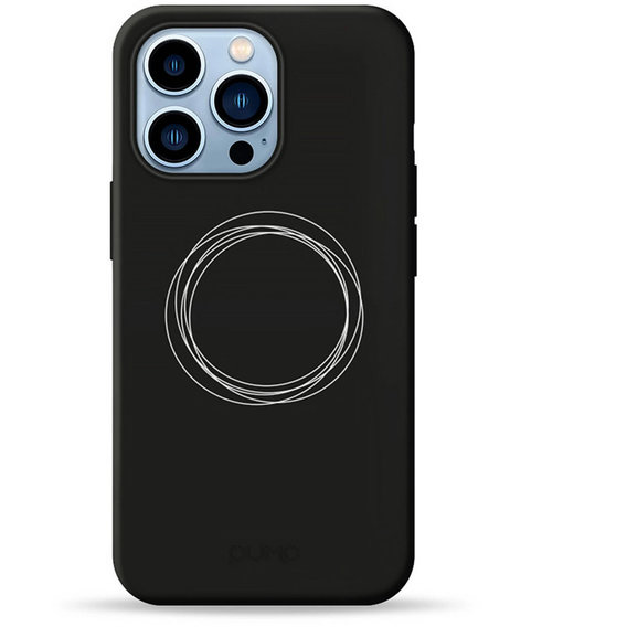 Аксессуар для iPhone Pump Silicone Minimalistic Case Circles on Dark (PMSLMN13PRO-6/173) for iPhone 13 Pro